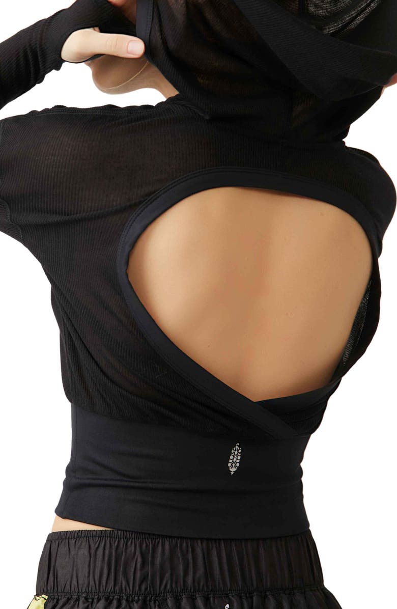 Free People FP Movement Love High Cutout Layer Top, Alternate, color,