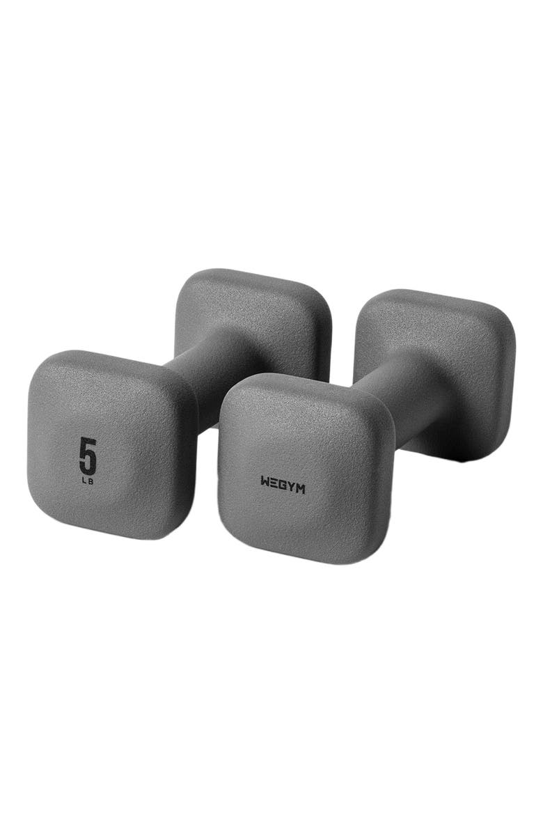 WeGym SafeGrip Dumbbells, Main, color, Slate
