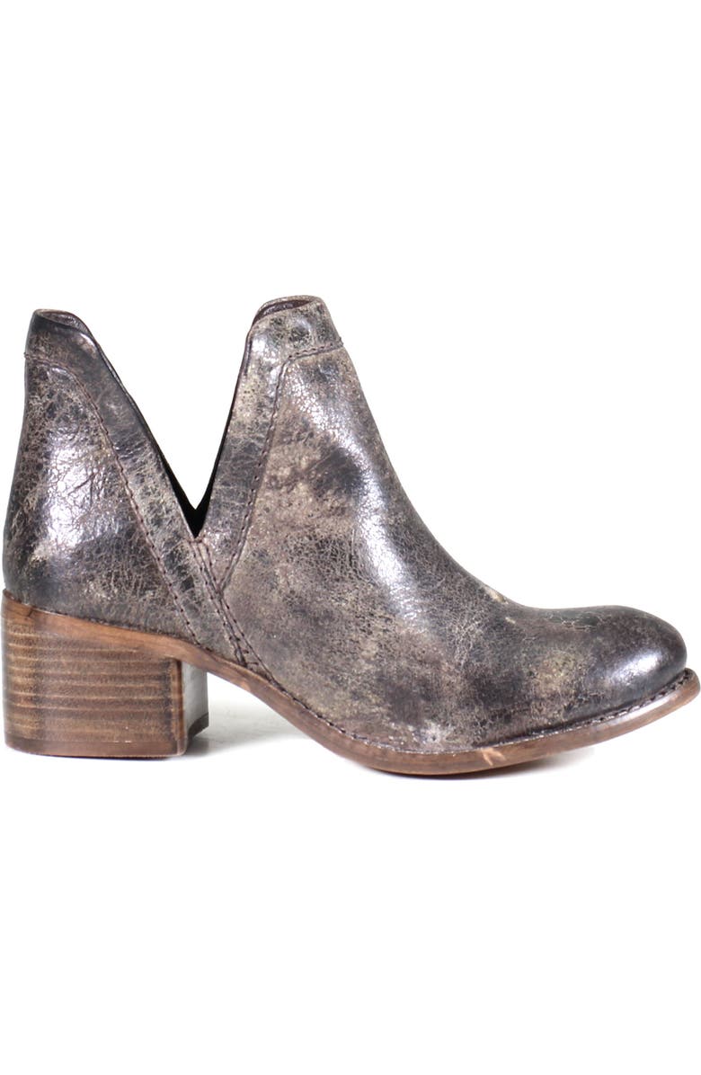 Diba True WORK NERD vintage leather bootie, Alternate, color, Charcoal