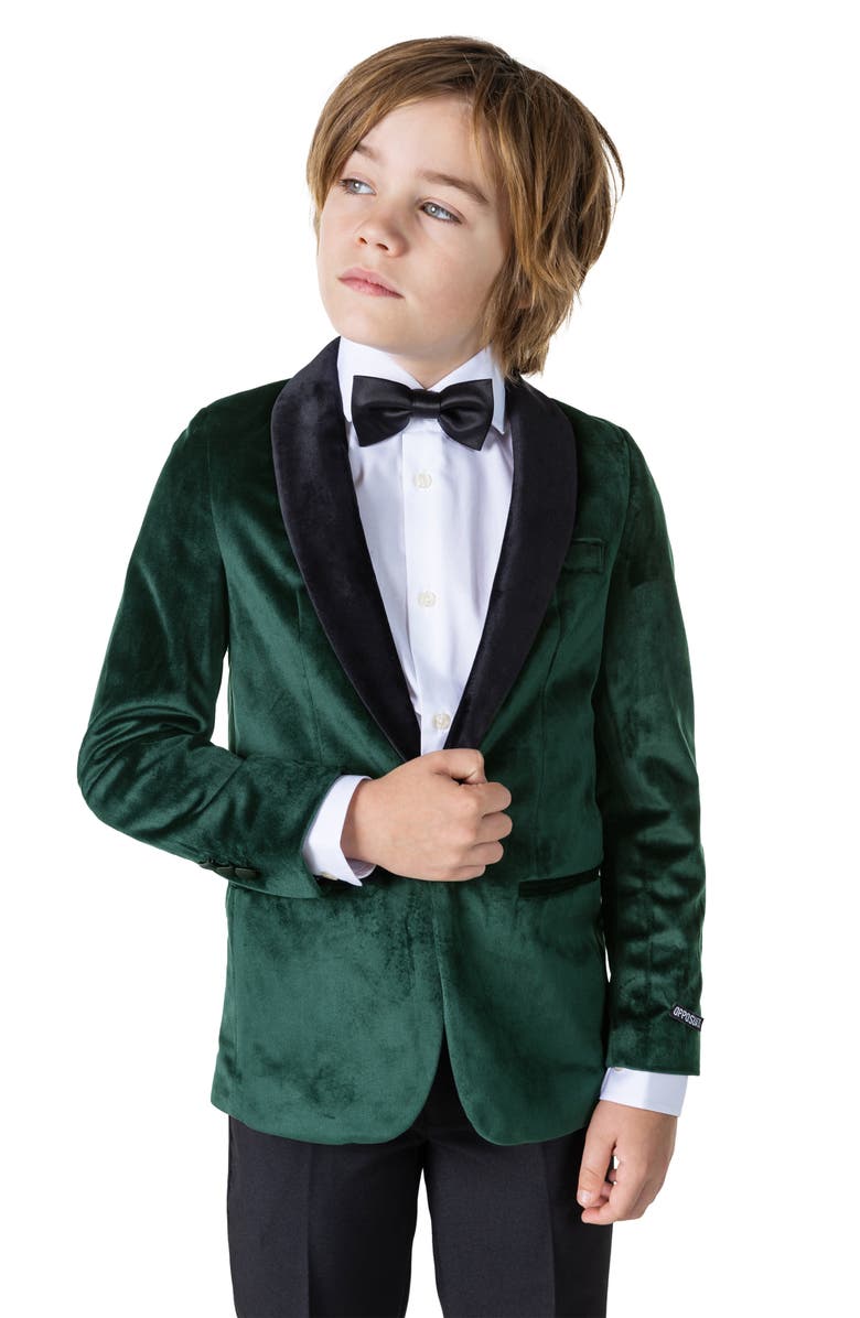 OppoSuits Kids' Deluxe Dinner Jacket, Main, color, Green