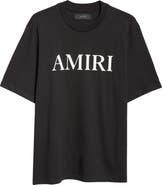 AMIRI♦ロゴプリント クルーネックTシャツ 洗練モノトーン AMIRI-Logo-Printed-Crewneck-T-