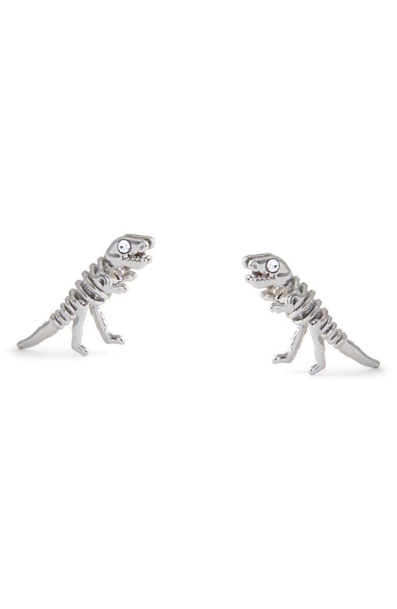 COACH Skeletal Rexy Stud Earrings, Alternate, color,