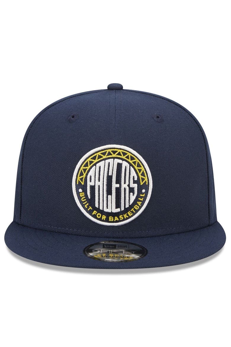 Men's New Era  Navy Indiana Pacers 2022/23 City Edition  Official 9FIFTY Snapback Adjustable Hat, Alternate, color, Navy