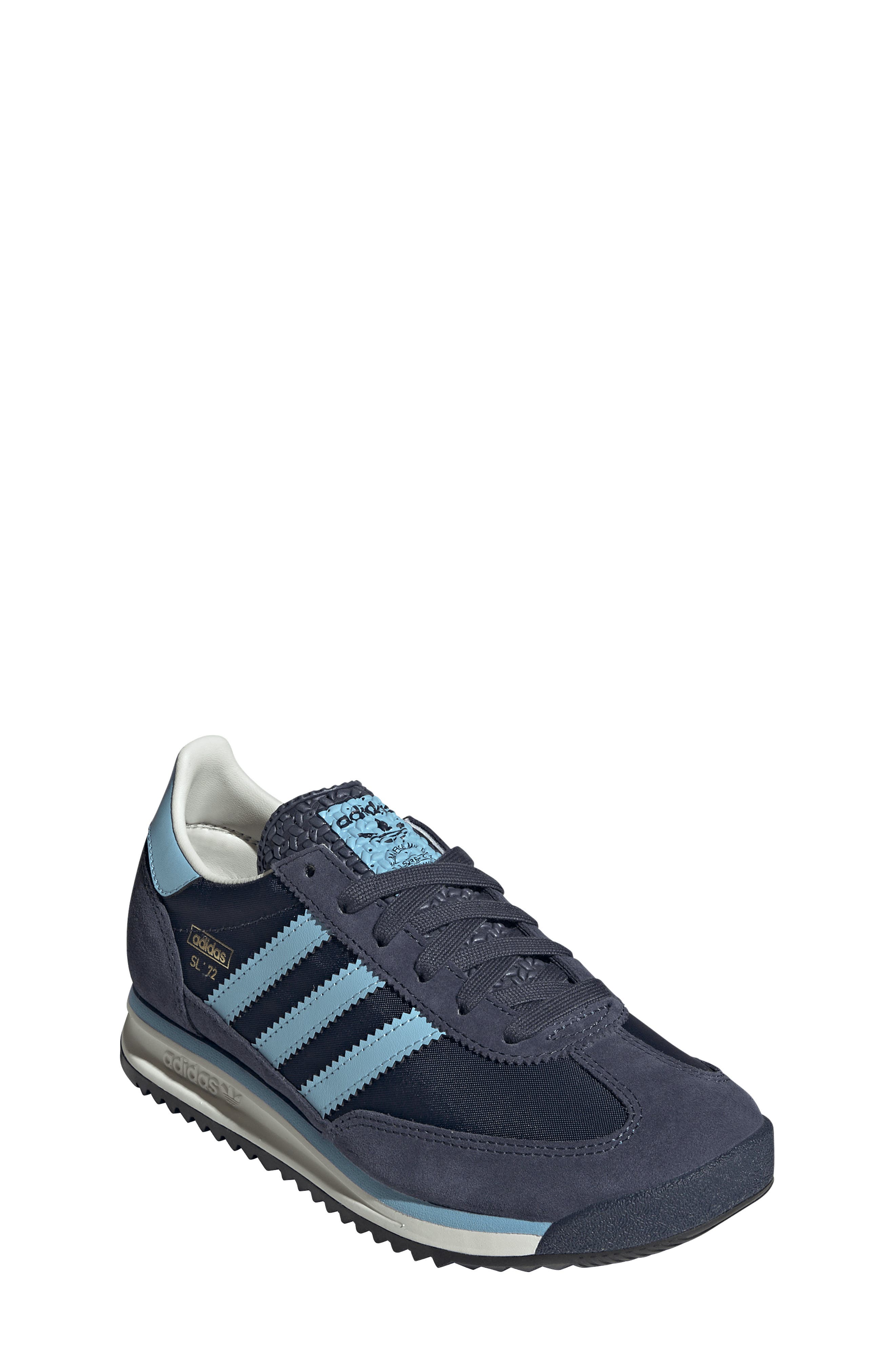 adidas Kids' SL 72 RS Sneaker, Alternate, color, Navy/ Blue/ Off White