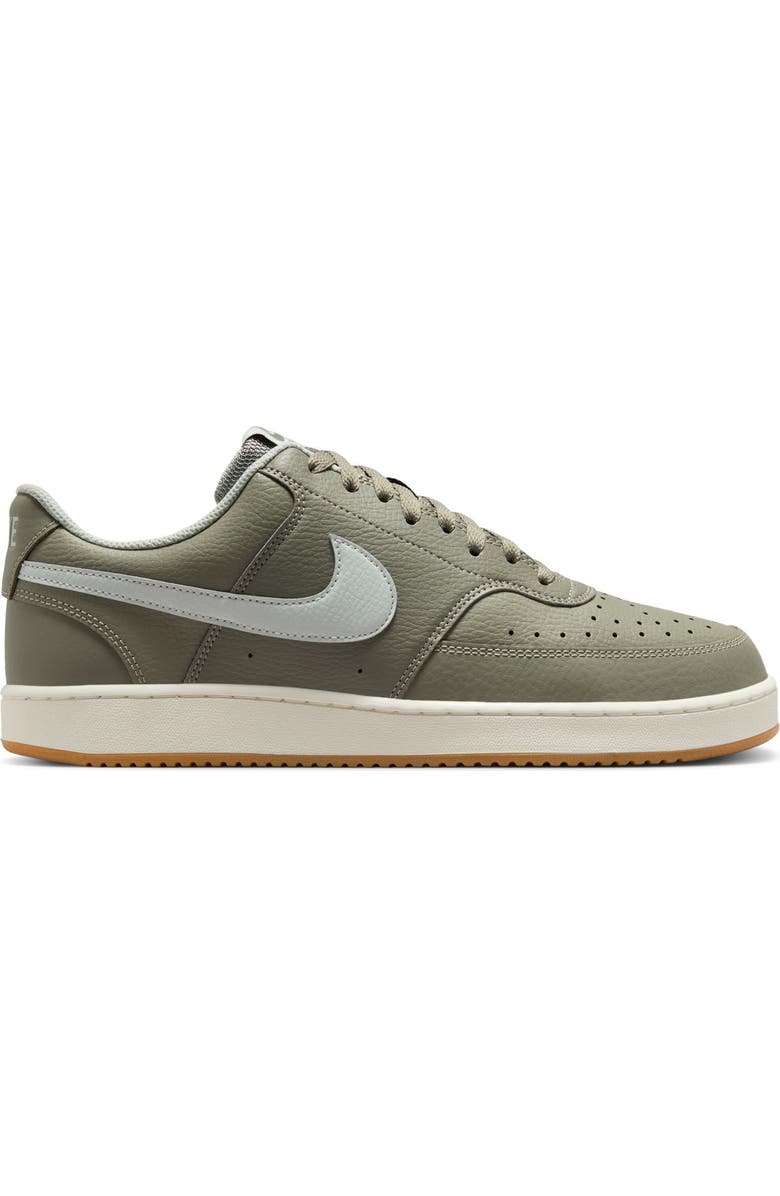 Nike Court Vision Low Sneaker, Alternate, color, Light Army/ Light Silver