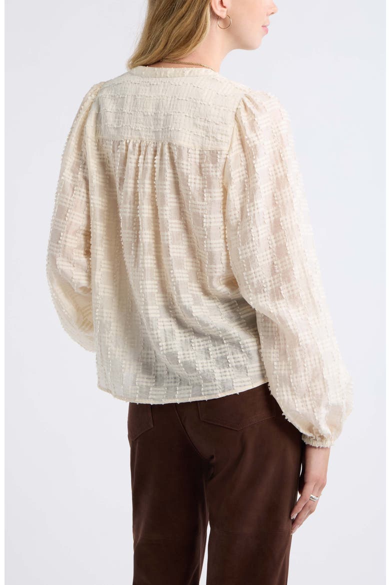 Textured Button Front Shirt, Alternate, color, IVORY ANTIQUE