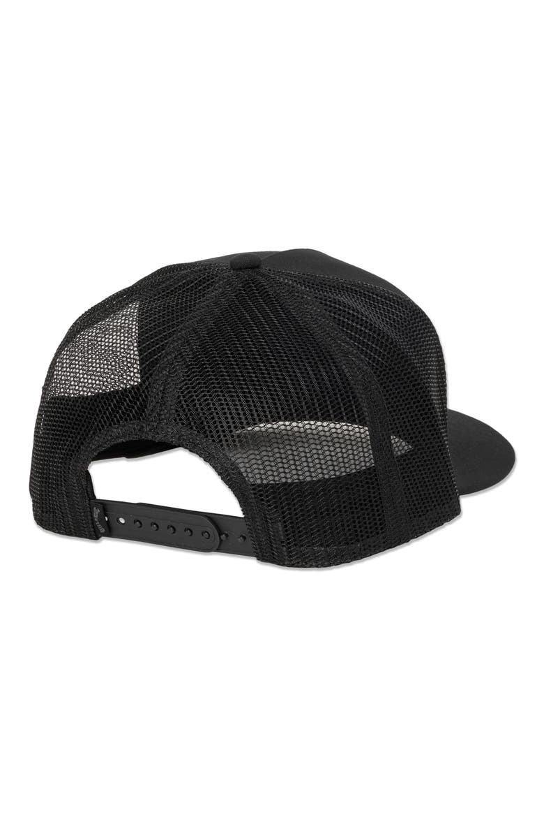 Adiv Logo Patch Trucker Hat, Alternate, color, BLACK