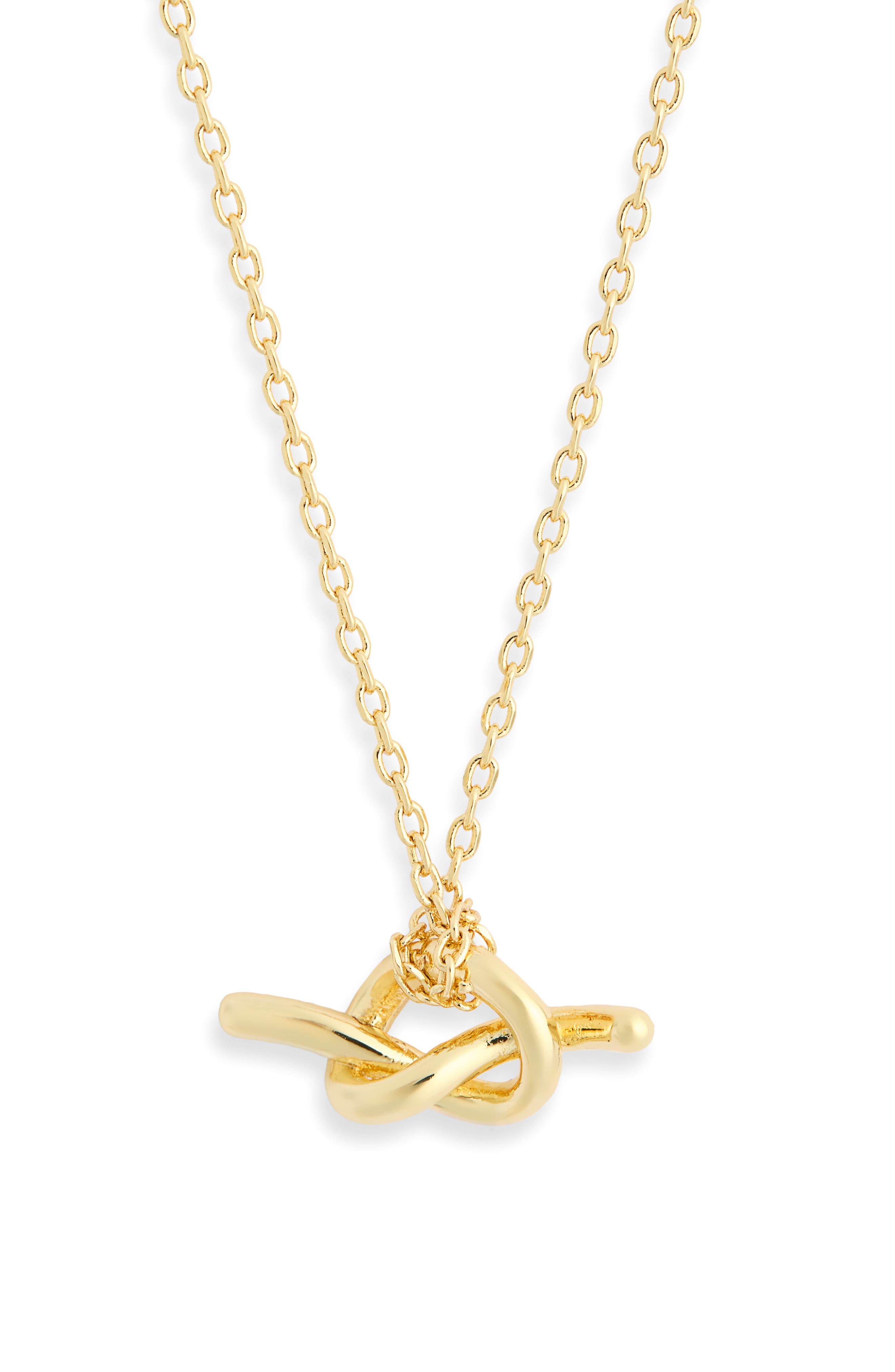 NORDSTROM RACK Demi Fine Knot Pendant Necklace