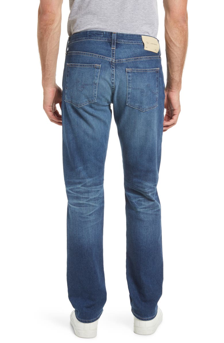 AG Graduate Slim Straight Leg Jeans, Alternate, color, 10 Years Longshore