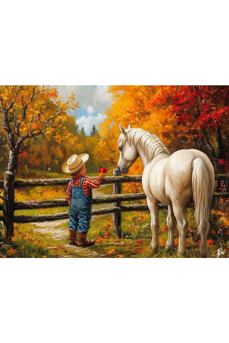 Offering a Treat, Horse 500 piece Jigsaw Puzzle for Adults, Alternate, color, Multicolor