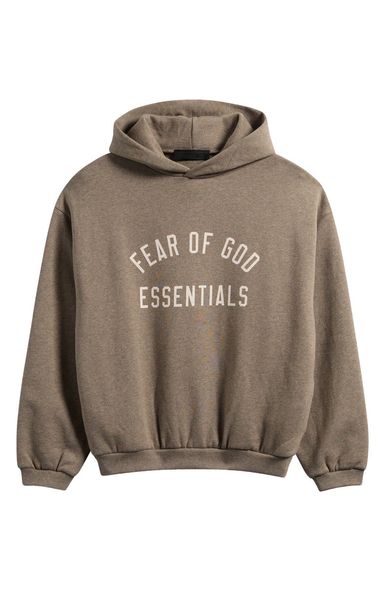 Fear of God Essentials Kids' Oversize Cotton Blend Fleece Hoodie, Main, color, 