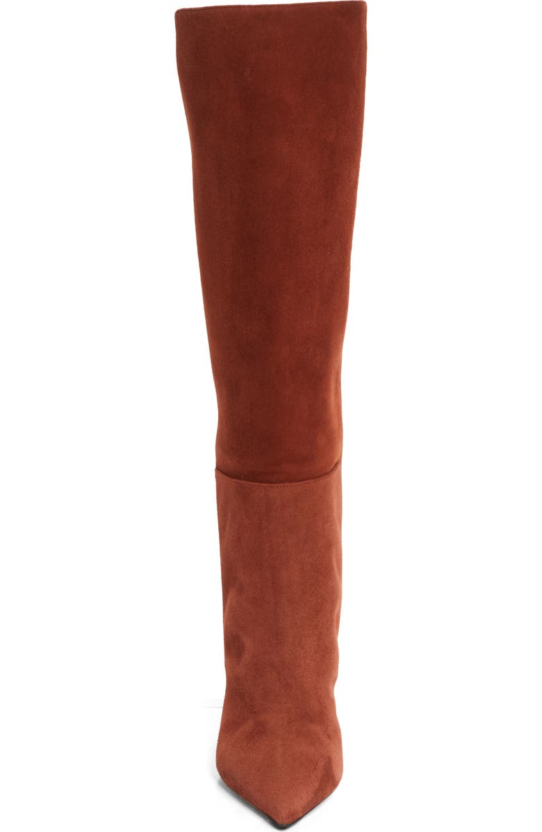 Jimmy Choo Alizze Pointed Toe Knee High Boot, Alternate, color, Cognac