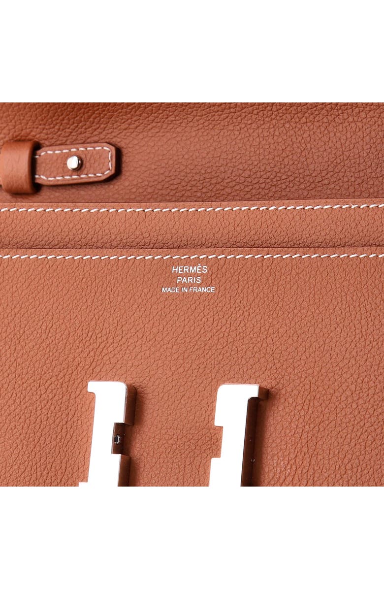 Pre-Owned Hermes Constance To Go Wallet Evercolor, Alternate, color, Gold