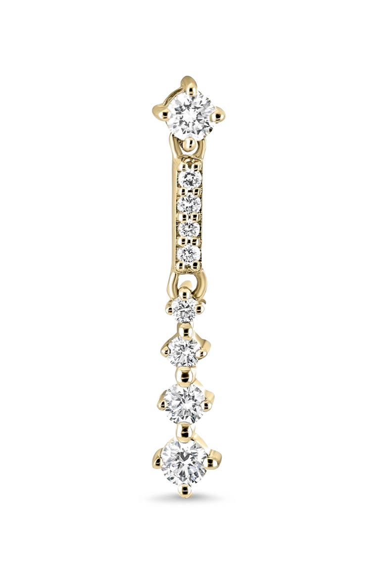 Mykonos 18k Gold Diamond Drop Earrings, Alternate, color, 18KY