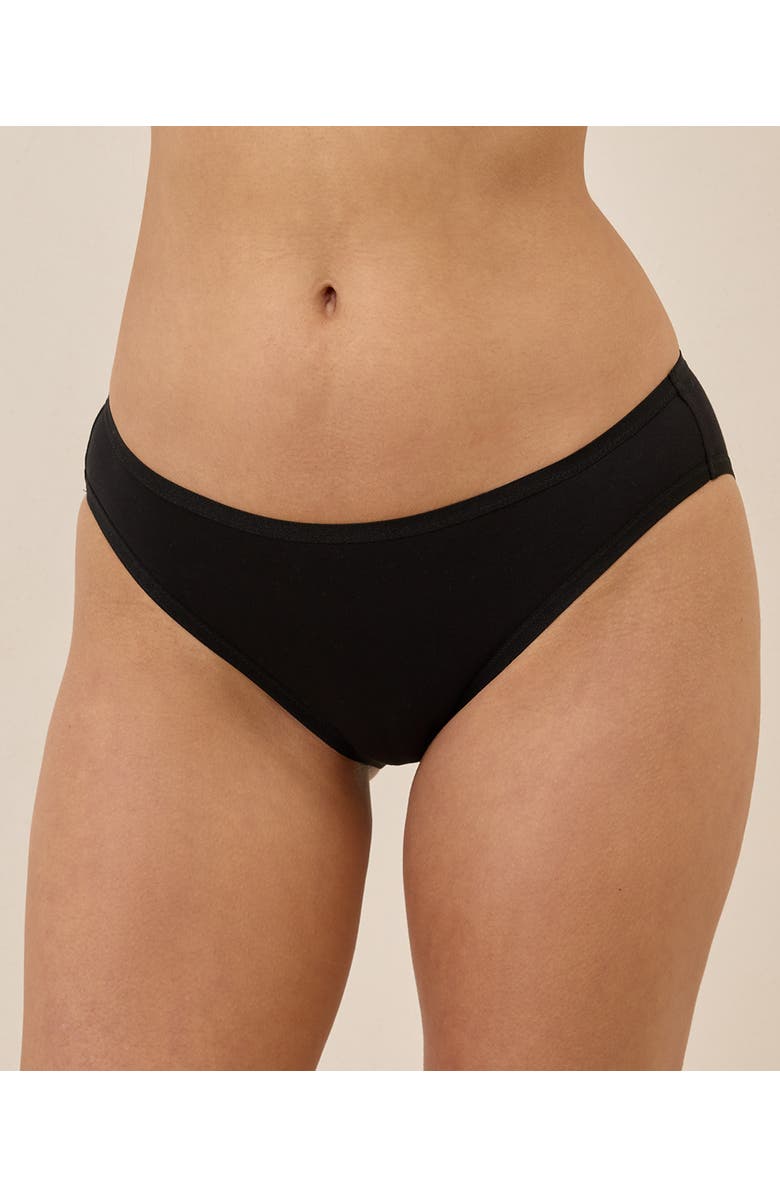 Pact Everyday Classic Fit Bikini 5-Pack, Main, color, Black