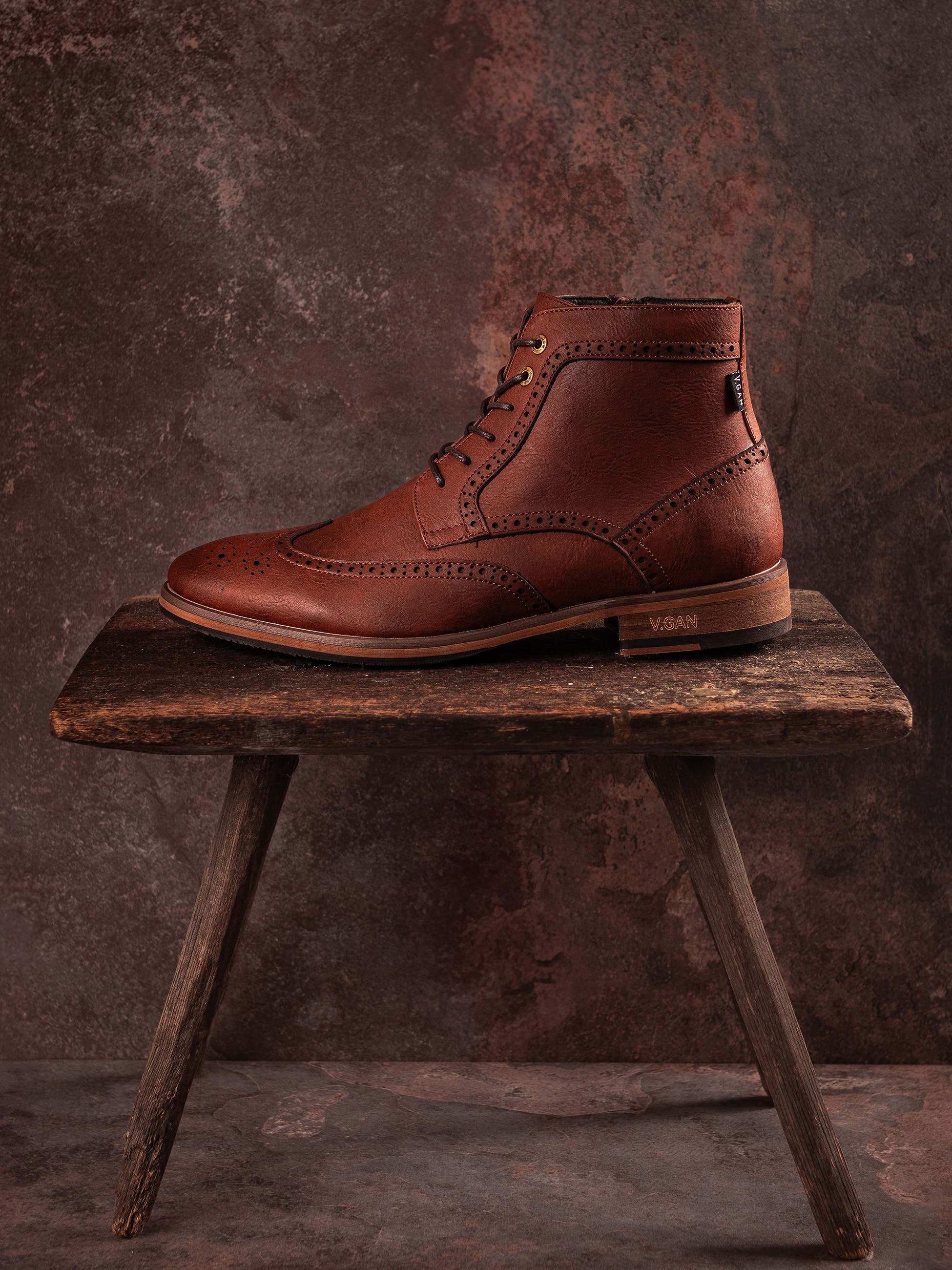 Wheat 2 Brogue Boots, Alternate, color, TAN