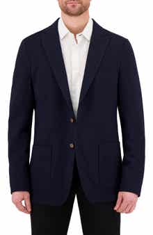 Victor Emmanuel Textured Stretch Seersucker Sport Coat