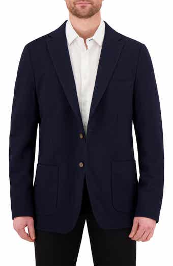 Victor Emmanuel Textured Stretch Seersucker Sport Coat