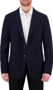 Victor Emmanuel Textured Stretch Seersucker Sport Coat