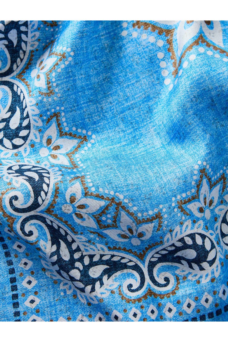 Harmon Reversible Floral Paisley Neckerchief, Alternate, color, Light Blue