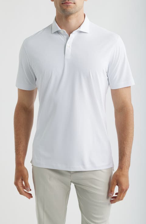 Solid Mesh Performance Jersey Polo
