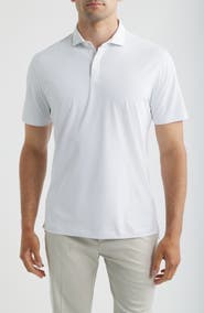 johnnie-O Solid Mesh Performance Jersey Polo