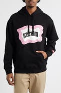 ICECREAM Flag Logo Cotton French Terry Graphic Hoodie