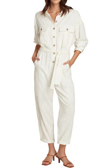 Matty M . Roxie Jumpsuit In White