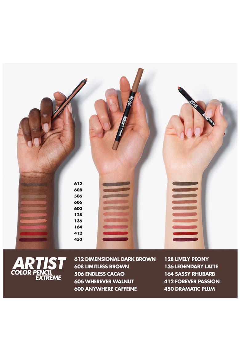 Artist Color Pencil Extreme Waterproof Lip Liner, Alternate, color, 136- LEGENDARY LATTE