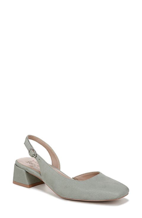 Jayla Half d'Orsay Slingback Pump (Women)