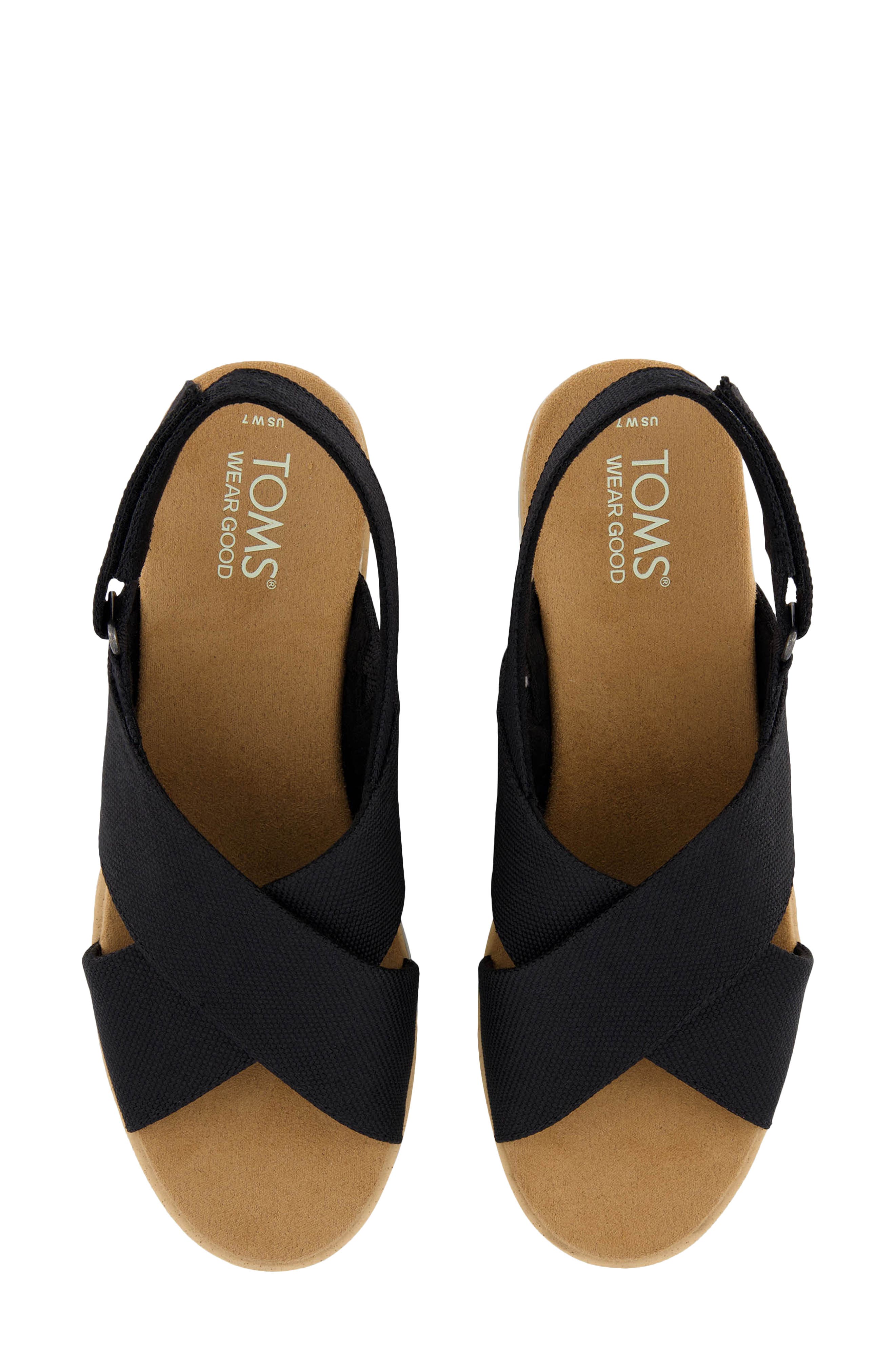 TOMS Diana Crossover Sandal, Alternate, color, 