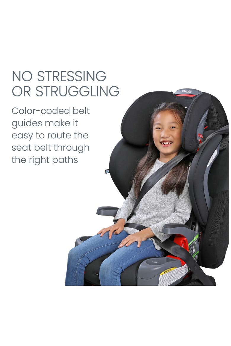 Grow With You™ ClickTight® Harness-2-Booster Car Seat with 2-in-1 Design, Alternate, color, BLACK CONTOUR