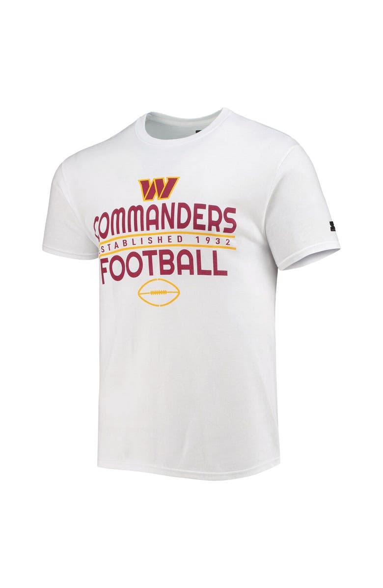 STARTER Men's Starter White Washington Commanders Prime Time T-Shirt, Alternate, color, White