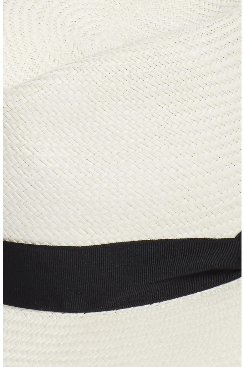 Straw Panama Hat, Alternate, color, WHITE