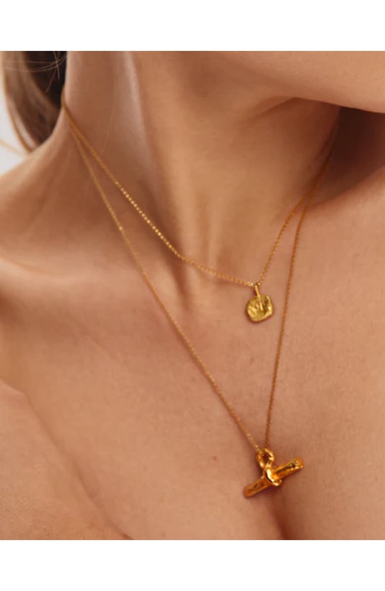 By Georgia Toggle Necklace, Alternate, color, Gold Plate