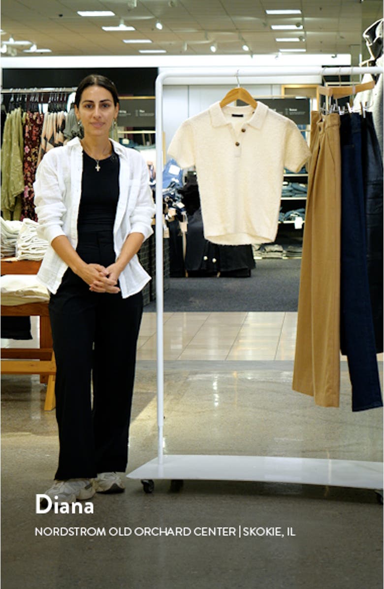 Bouclé Polo Sweater, sales video thumbnail