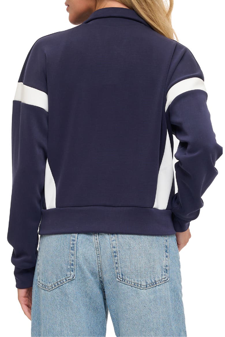 Colorblock Zip Jacket, Alternate, color, NAVY