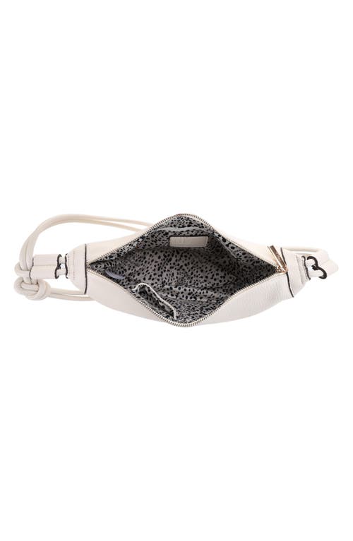 Mali + Lili Aria Recycled Vegan Leather Shoulder Bag In Ivory