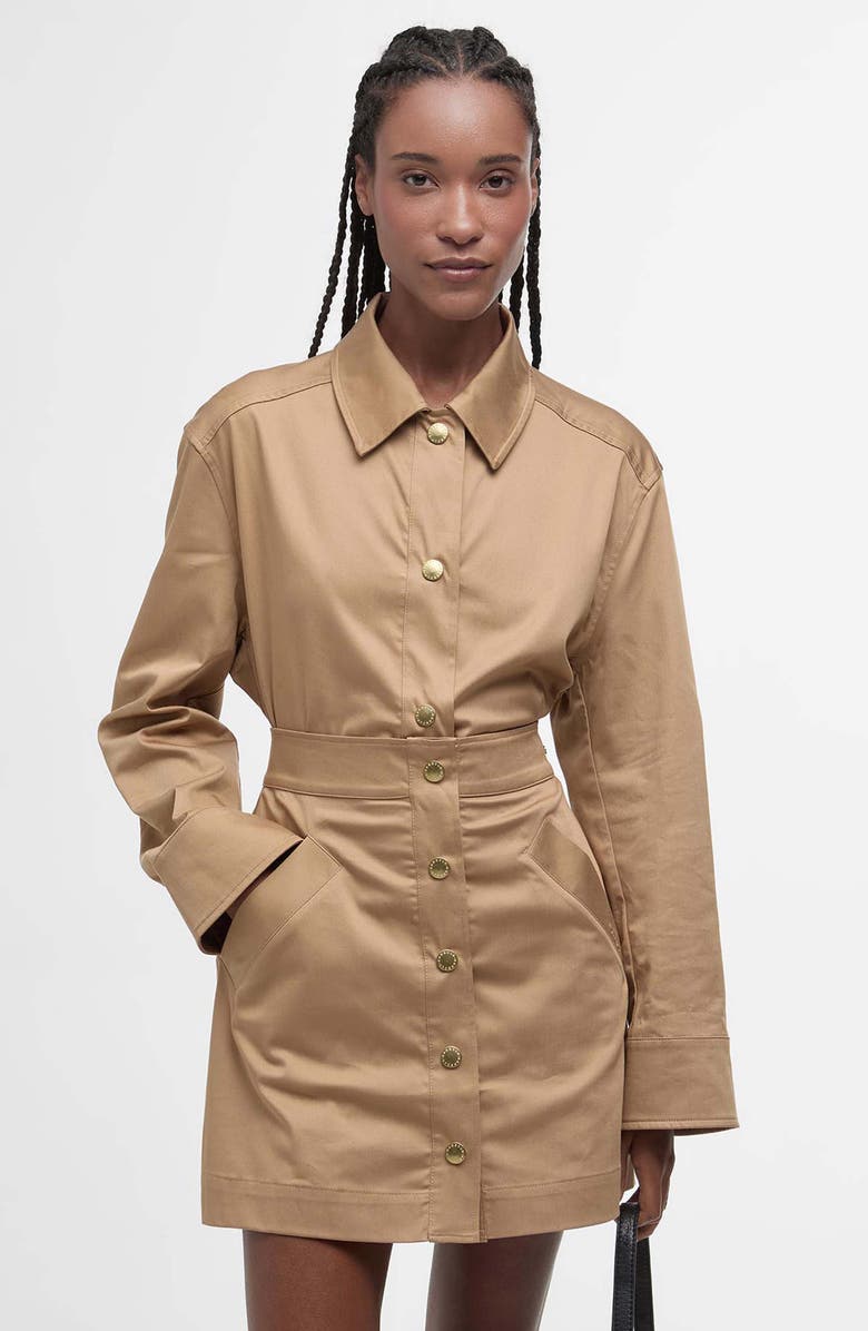 Barbour Ettie Miniskirt, Alternate, color, Sand