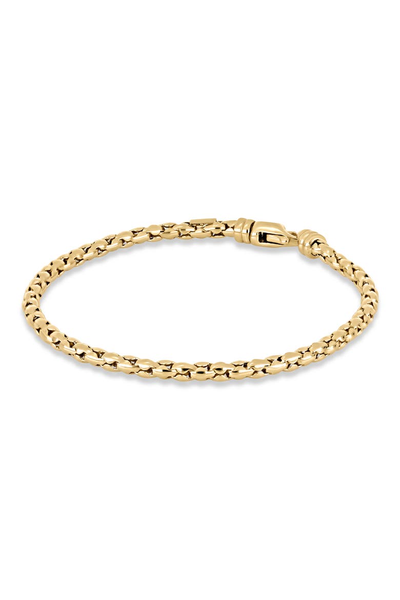 14K Gold Disc Link Chain Bracelet (Online Trunk Show), Alternate, color, 14K YELLOW GOLD