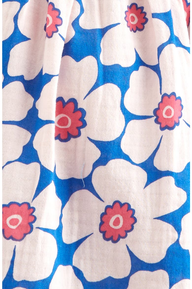 Kids' Pretty Smocked Dress, Alternate, color, BLUE DAPHNE POPPIES