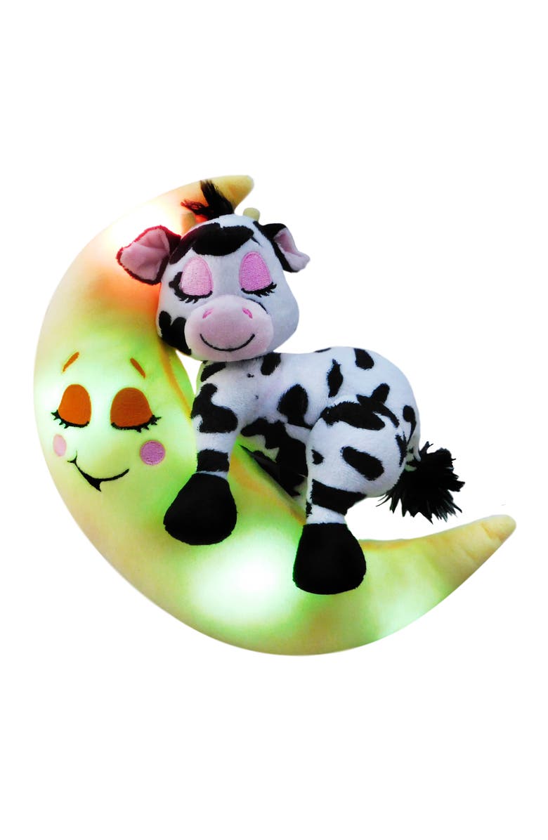 Happpy Nappers Lullabrites Lullabrites Moon Pet Cow Plush, Alternate, color, Multicolored
