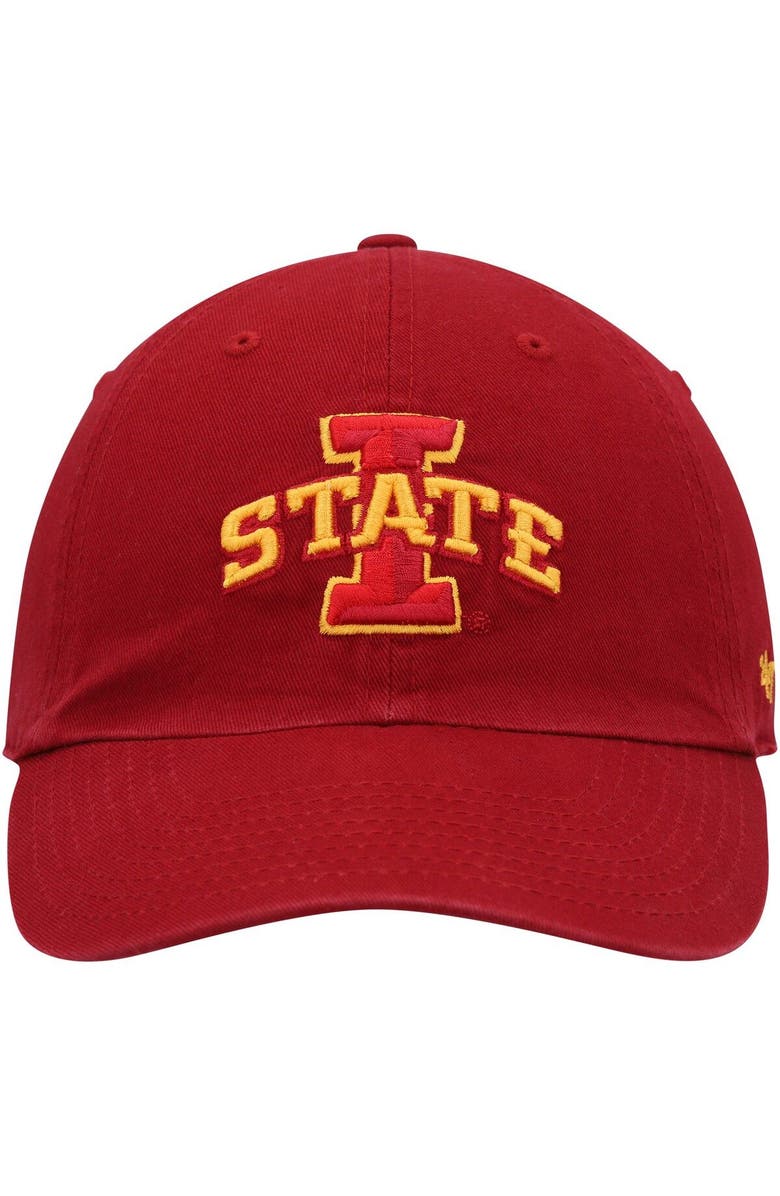 '47 Men's '47 Cardinal Iowa State Cyclones Clean Up Adjustable Hat, Alternate, color, 