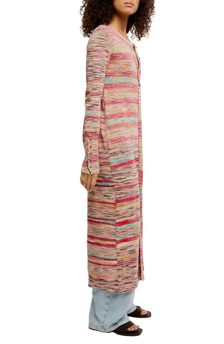 Free People Harmony Space Dye Cardigan, Alternate, color, 