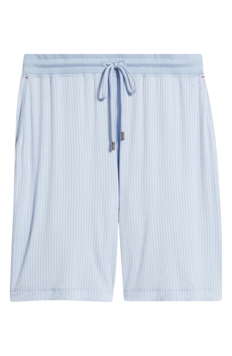 Daniel Buchler Pinstripe Pajama Shorts, Alternate, color,