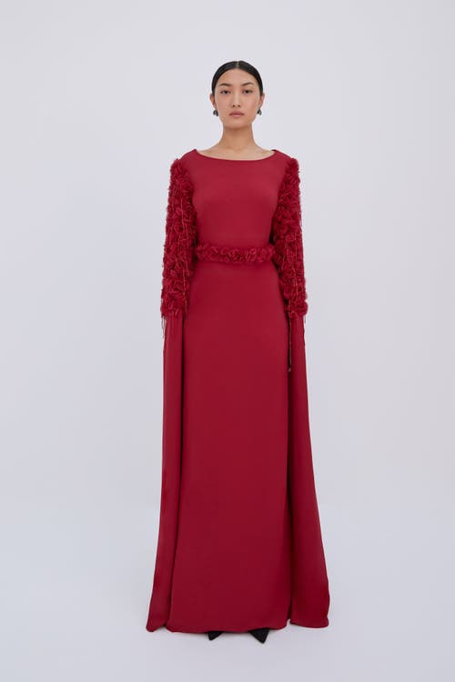 Raishma Louisa Gown In Red
