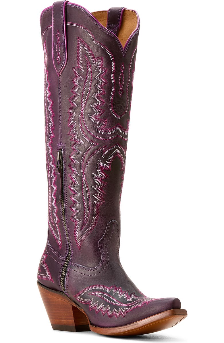 Ariat Casanova Western Boot, Main, color, Deep Amethyst