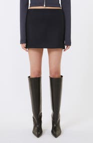 SPORTMAX Poggio Virgin Wool Miniskirt