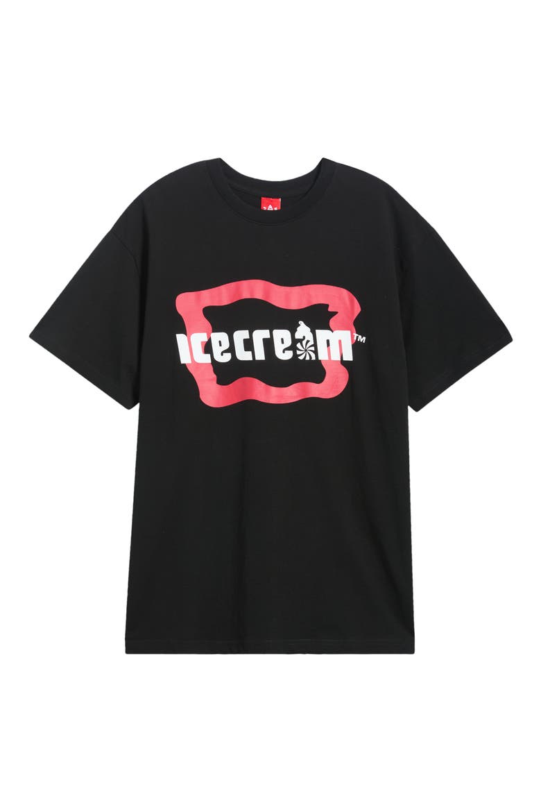 Root Beer Cotton Graphic T-Shirt, Alternate, color, BLACK