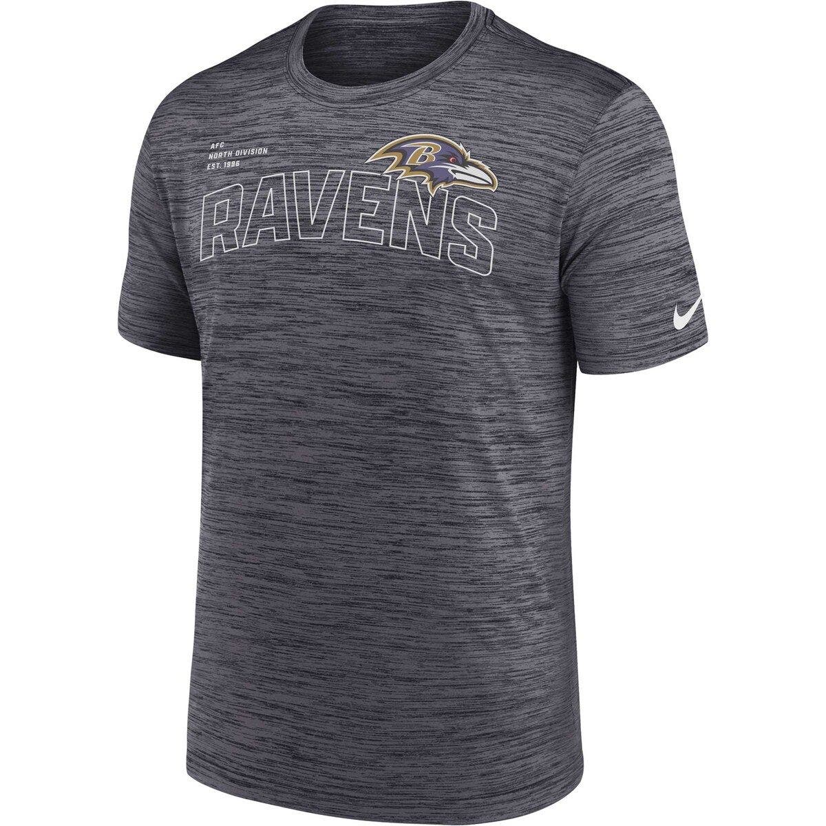 Men's Nike  Black Baltimore Ravens Velocity Arch Performance T-Shirt - image 2